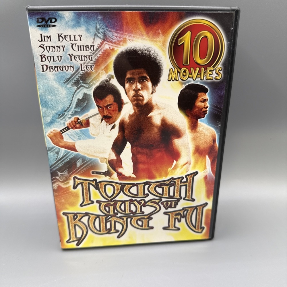Tough Guy Of Kung Fu - 10 Movies on Five Double Sided Discs Dragon Lee Jim Kelly